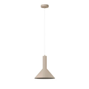 Lampa wisząca VITRUM stożek ciepły beż 41544