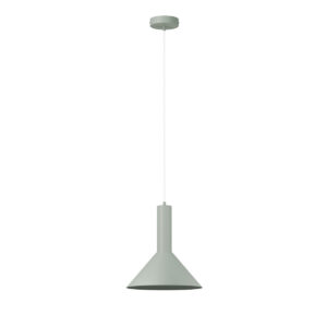 Lampa wisząca VITRUM stożek szałwia 41545