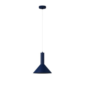 Lampa wisząca VITRUM stożek granatowy 41595