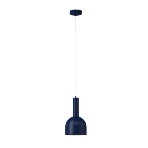 Lampa wisząca VITRUM dzwonek granatowy 41599
