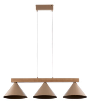 Lampa wisząca DECO 3 ciepły beż/jasny brąz 41633