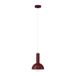 Lampa wisząca VITRUM kopuła S bordowy 41640