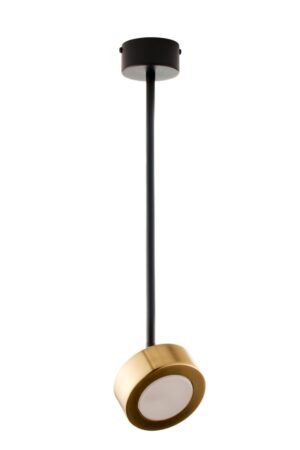 Lampa wisząca BAR 1 S czarny/złoty 47cm 41641