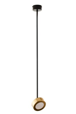 Lampa wisząca BAR 1 M czarny/złoty 82 cm 41643