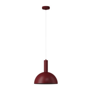 Lampa wisząca VITRUM kopuła M bordowy 41692