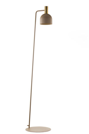 Lampa podłogowa VITRUM GOLD dzwonek złoty szczotkowany/ciepły beż 41722